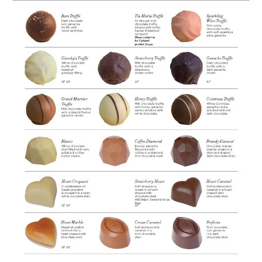 Belgian Chocolate Gift Boxes x4 chocolates